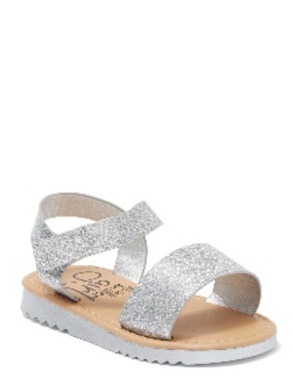 Olivia Miller Girl Baby Silver Sparkle.
Size 5